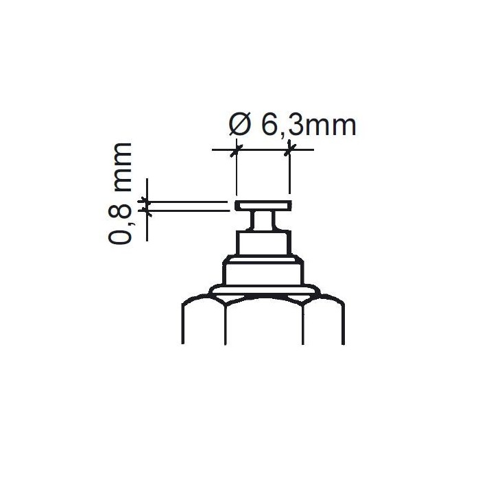 sonde de température d'huile VDO 150°C M12x150