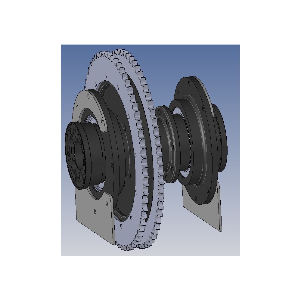 Pont arrière à chaine