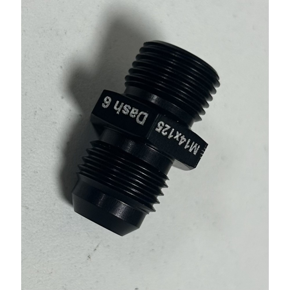 adaptateur mâle M14x125 / JIC 9/16x18 (Dash6)