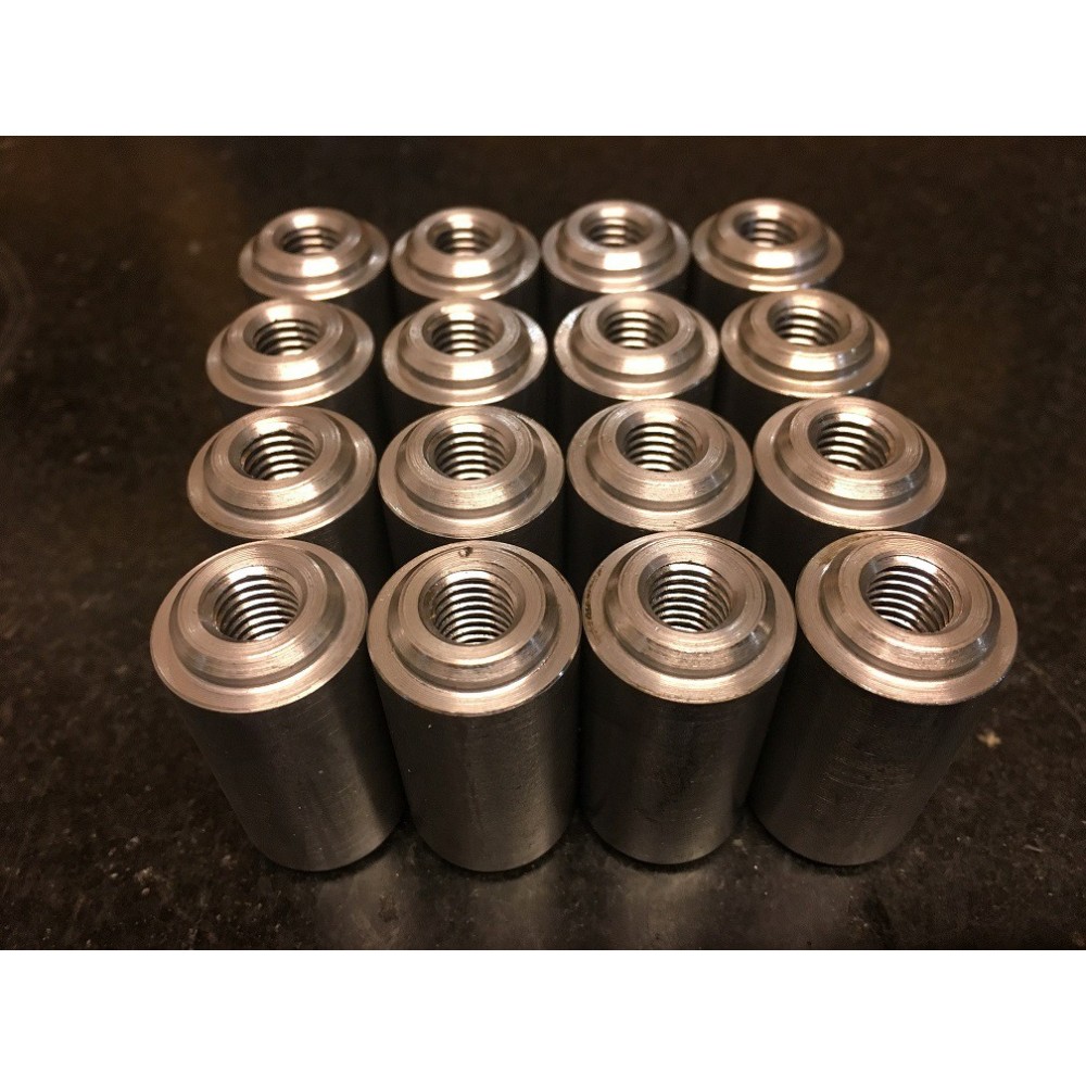 insert fileté M8 pour support de siège dans tube de 35mm