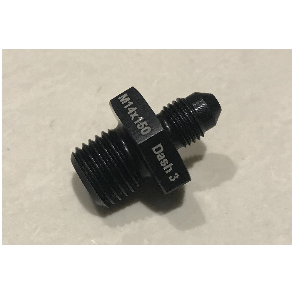 adaptateur mâle M14x150 / JIC 3/8x24 (Dash3)