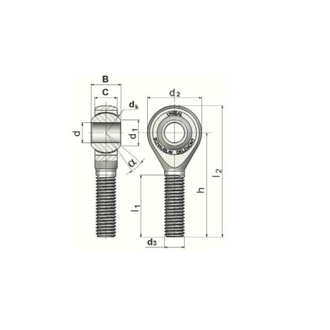 rotule unibal série compétition SMGM8.50 2